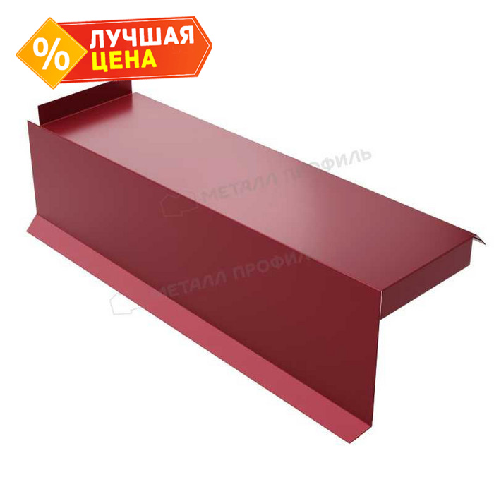 Планка сегментная торцевая левая 400 мм NormanMP (ПЭ-01-3005-0.5)