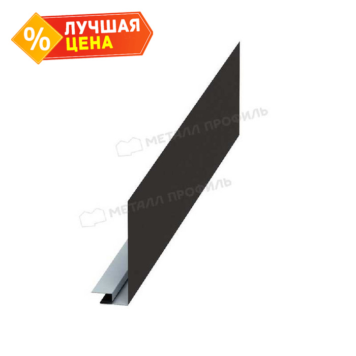 Планка карнизного свеса сложная 250х50х2000 NormanMP (ПЭ-01-RR32-0.5)