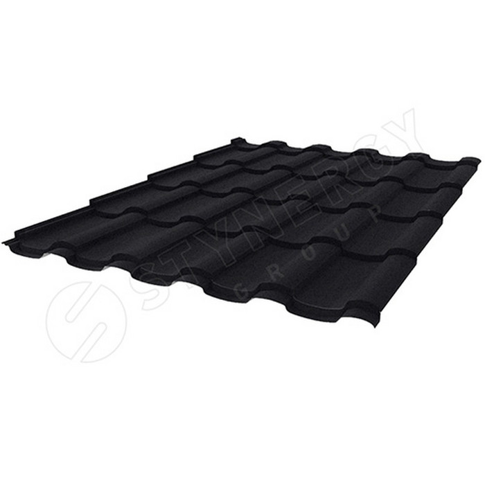 Металлочерепица Stynergy Stella Cтальной Бархат (0.5) RAL 9005